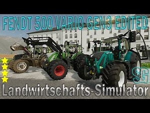 LS22 Modvorstellung - FENDT 500 VARIO GEN3 EDITED V1.0.0.0 - Ls22 Mods