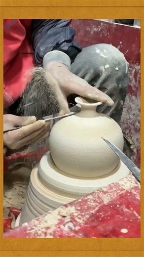 Traditional Porcelain Making Process #traditionalcraft #porcelainart #heritagecraft #ceramicstudio