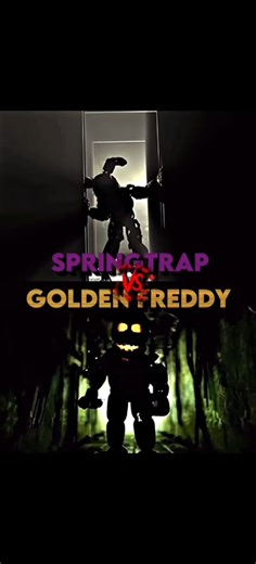 Spring trap vs golden Freddy #fnaf #short#edit