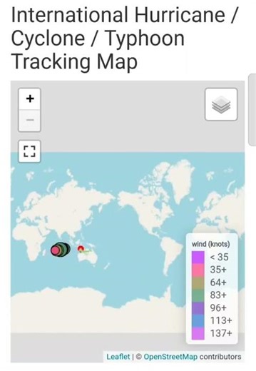 International Hurricane / Cyclone / Typhoon Tracking Map on 28th Dec - Cyclocane.com