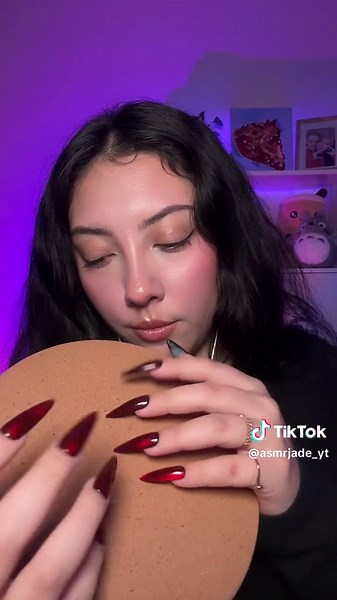 Cork tapping and scratching ❤️ nails are from @✨ Alexa | The Nail Witch ✨ QUEENLY NAILS #asmr #asmrjade #asmrjadeyt #tingles #asmrsounds #asmrtingles #whisper #tapping #corkasmr #cork #scratching