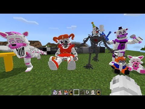FNaF Sister Location Addon Para Minecraft Pe/Bedrock COMPLETO!! Mas Fecha de Lanzamiento!!