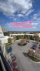 Riding the Disney World monorail through a building! This isn’t just any building, this is the Contemporary resort! It’s the first Disney World hotel, and was designed to have a monorail station right inside! We aren’t aboard the express monorail in this video, which does not stop at the Contemporary station, only the resort monorail stops inside the Contemporary. #monorail #disneyworld #magickingdom #disneyscontemporary | Seconds to Go at Disney