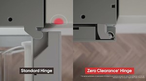 LG Counter-Depth MAX with Zero Clearance 3-Door French Door Refrigerator with Thin Door Design