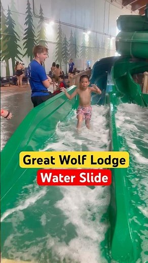 Great Wolf Lodge Water Slide #greatwolflodge #waterslide #pov #manteca #waterpark #indoor #slide