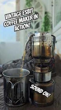 Esbit Coffee Maker Doing its Thing! #brewkit #esbit #coffeelover