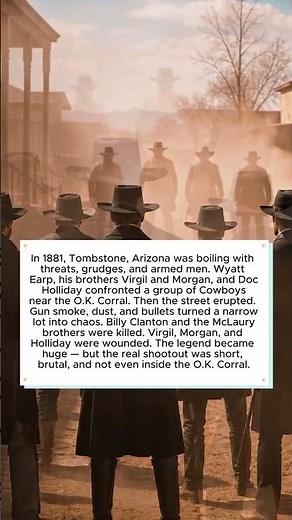 The Most Famous Gunfight in the Wild West