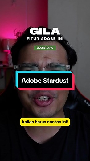 Adobe project stardust dan fast fill sangat amat next level 🤯 #projectstardust #longervideos