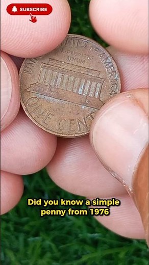 Check Your Pocket! 1976 Penny NO Mint Mark Is Valuable 😳#rarecoins #shorts