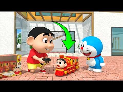 Doraemon NE 🤩 SHINCHAN KI NEW TRAIN 💥 TOD DALI INDIAN THEFT AUTO SIMULATOR 