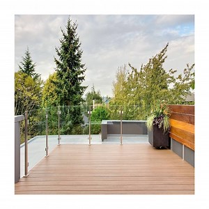 [Hot Item] Garde-corps en verre extérieur 316 Garde-corps en acier inoxydable design de balcon garde-corps en verre balustre