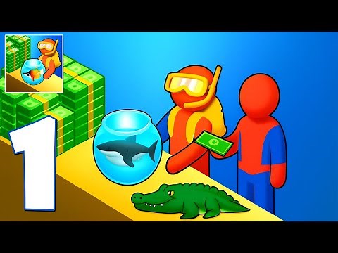 Aquarium Land: Gameplay Walkthrough Part 1 - Sea life With Beautiful fish (Android,iOS):
