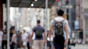 City, People, Walking. Free Stock Video