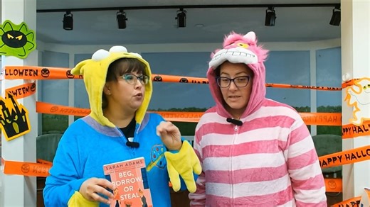 🎃 Fairy Tale Friday: The Final Chapter (Halloween Edition!) Once upon a time, two brave storytellers set out to film one last spooky tale… only for the camera to die mid-adventure, Beth to lose her voice, and chaos to reign supreme. 👻📸💀 It’s our last Halloween Fairy Tale Friday — costumes, laughs, and a little bit of technical magic (or mischief)! Come see how our story almost went according to plan. 😉 | Obion County Public Library