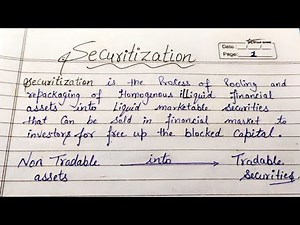 #1 | Asset Securitization - Concept | Types of Securitization | M.com | UGC NET | Business Finance