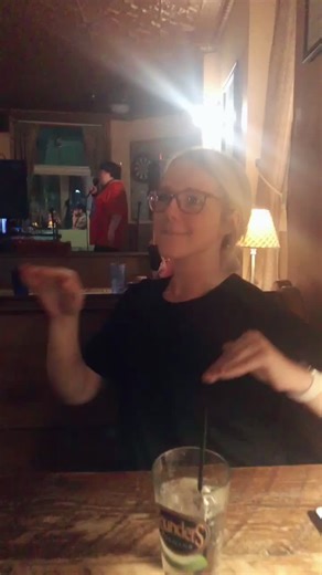 Just reminiscing on this karaoke queen, back when going and sharing microphones was allowed #fyp #materialgirl #karaoke ￼ #prequarantinedays #tbt