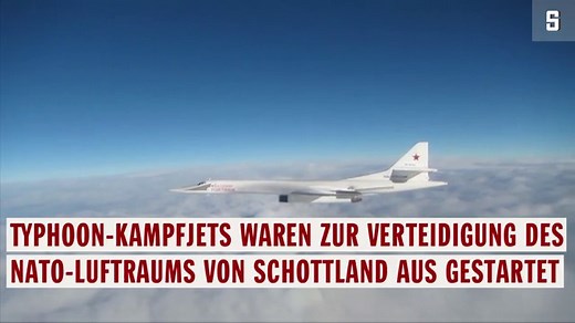 Britische Jets fangen russische Bomber ab
