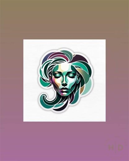 Ink Shift Abstract Face