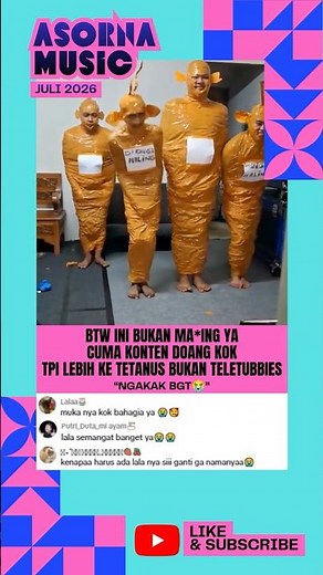 Teletubbies versi bpjs #music #viralmusic #concert #viral #asornamusic