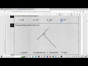 PEP , GRADE 7 , Past paper questions and solution part 1 ( 1 -31)
