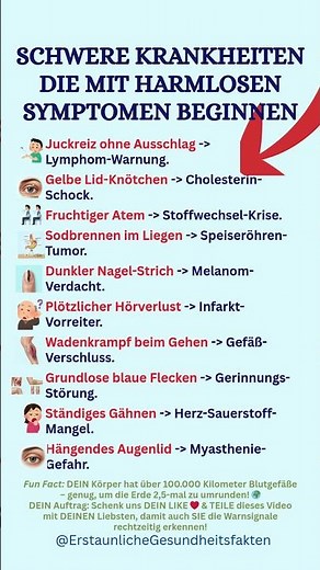 Schock Wissen 3 10 harmlose Symptome, die DU SOFORT abklären musst!