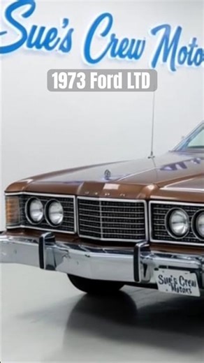 🚗 Flashback Friday: Pristine 1973 Ford LTD Lands at Sue’s Crew Motors!