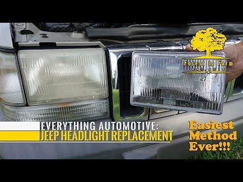 1998 Jeep Grand Cherokee Headlight Replacement