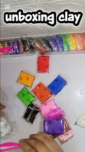 Unboxing super light clay #unboxing#clayart#clay#diy#keychain