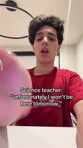 Science Teacher's Funny Announcement to Students
