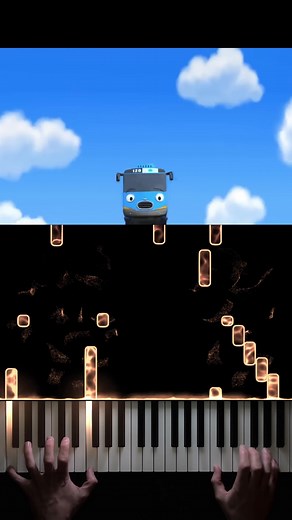 Tayo Little Bus Theme Song Piano Cover