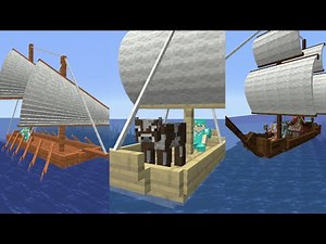 Small Ships, Minecraft Mod (Showcase 1.16.5)