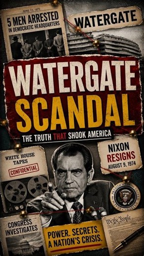Watergate Scandal Explained: The Break-In That Ended Nixon’s Presidency #shorts #reels