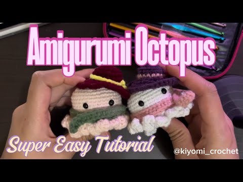 Crochet Amigurumi Octopus Tutorial Super Cute & Easy for Beginners
