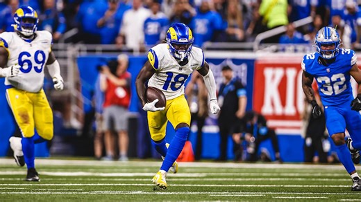 HIGHLIGHTS: Rams WR Tyler Johnson's 63-yard catch and run against the Lions