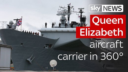 864K views · 823 reactions | Take a 360° tour of one of the Royal Navy's new aircraft carriers - the biggest ships to ever sail in the fleet. | Sky News | Facebook