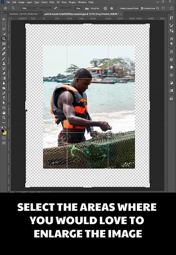 How to Extend an Image with Content Aware Scale in Photoshop