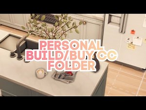 My Entire Sims 4 Build/Buy CC Folder Part 1 | FREE Custom Content [P1]