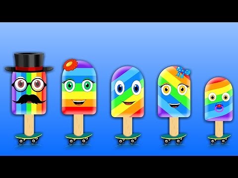 Finger family | Rainbow ice cream finger family | Bar finger family Finger Family Rhymes