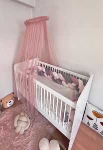 Rose Crib Canopy With Holder: Princess Nursery Decor - Etsy Canada