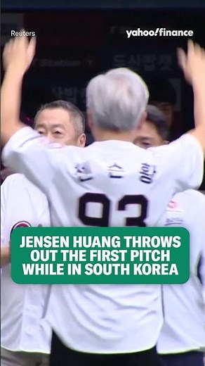 Jensen Huang's fastball moves as quickly as Nvidia's stock price. ⚾