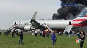 Wing explodes in flames after on-ground collision at Toronto’s airport