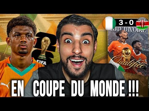 IVORY COAST IN THE WORLD CUP!!! | Debrief: Ivory Coast 3 vs 0 Kenya