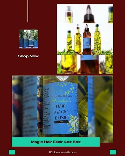 Magic Hair Elixir 4oz 8oz