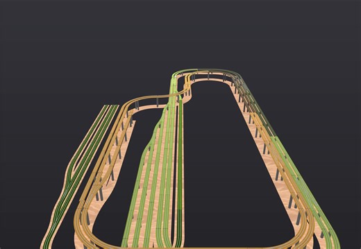 Zion 105: N Scale City Layout with Train Features