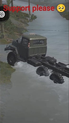 Nadi Ke Pani Me Truck Fas Gayi 😱🚛 #OffRoad #MudRunner #TruckLife #DesiMudRunnerYT