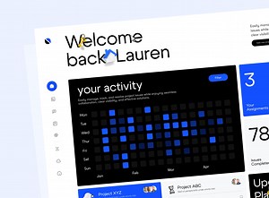 Issue tracker dashboard - UI/UX animation