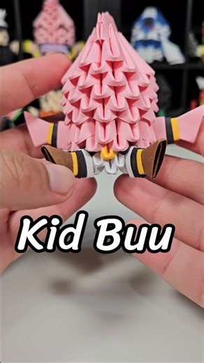 3D Origami Kid Buu From the Anime Dragon Ball Z #3dorigami