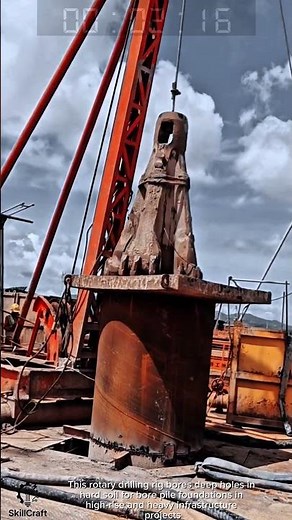 Rotary drilling technologi for deep foundation bore pile work
