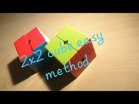 2x2 cube solving in English 1st layer
