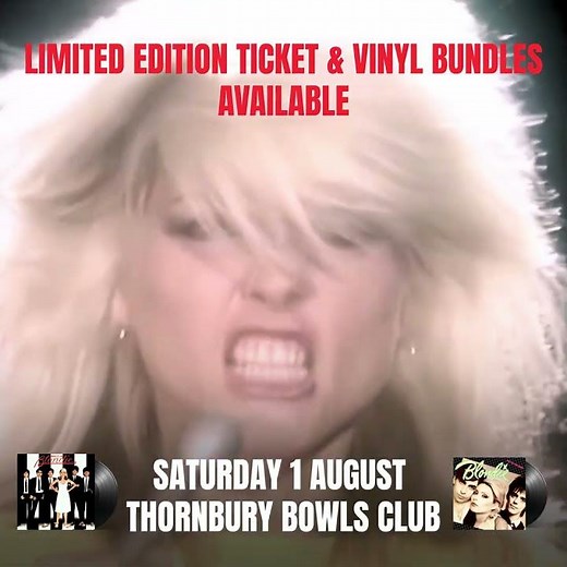 The Songs Of Blondie Live at Thornbury Bowls Club | 1 August 2026